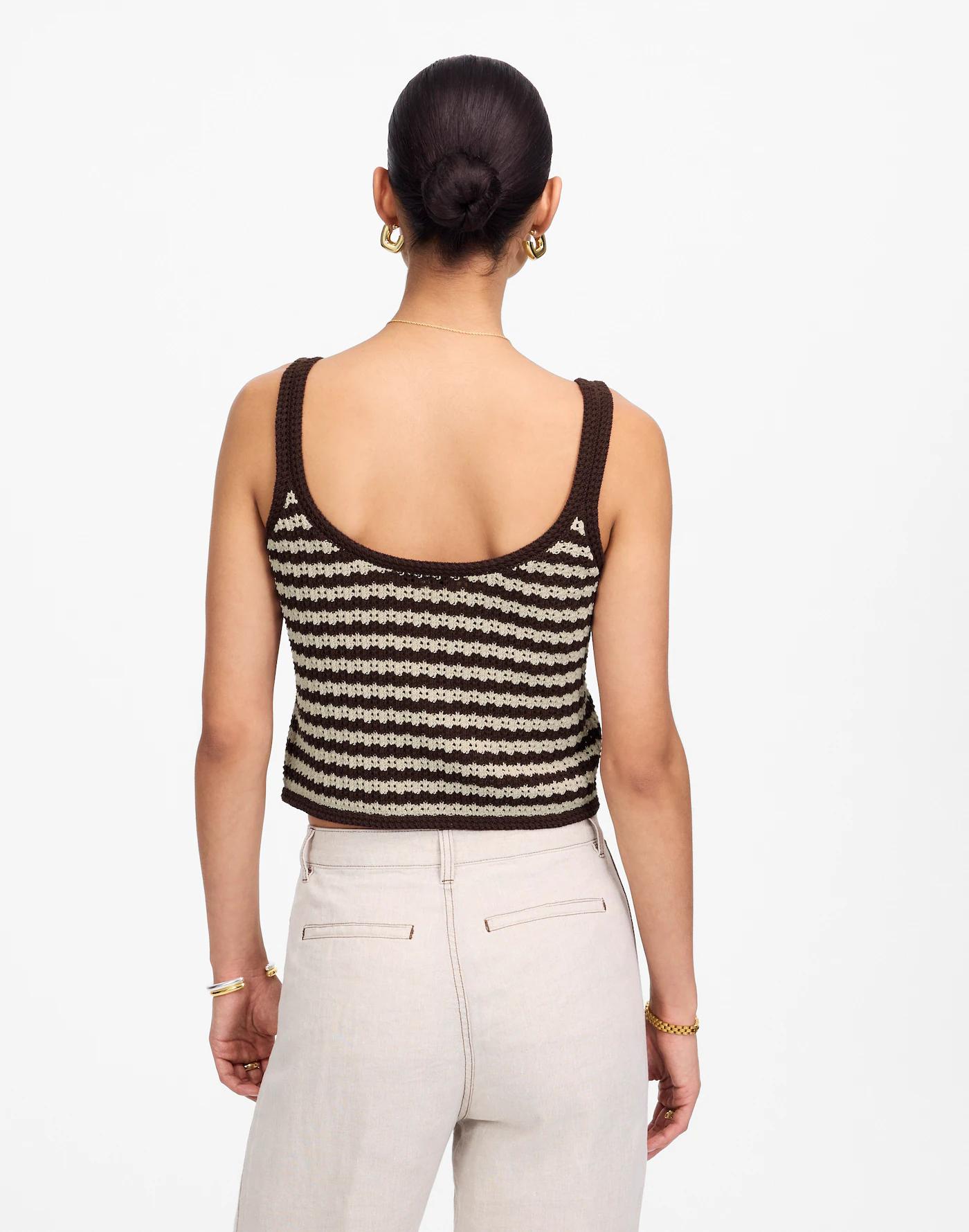 Open-Stitch Sweater Tank Product Image