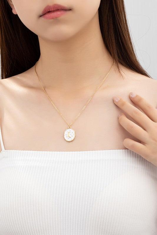 Celestial Moon Necklace Product Image