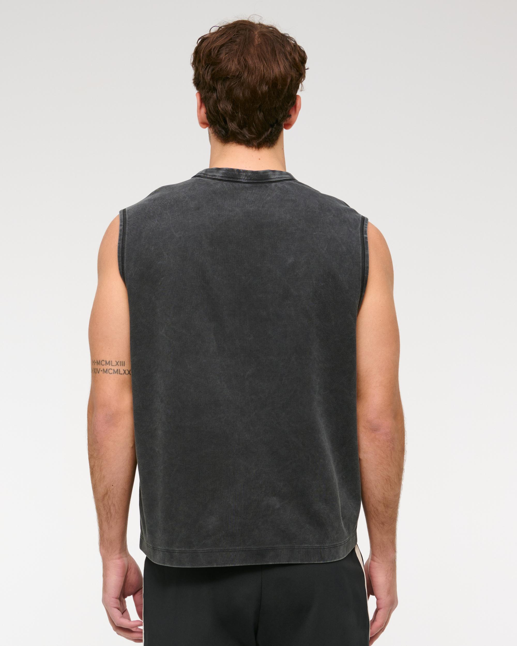 YPB Active Cropped Heavyweight Cotton Tank Product Image