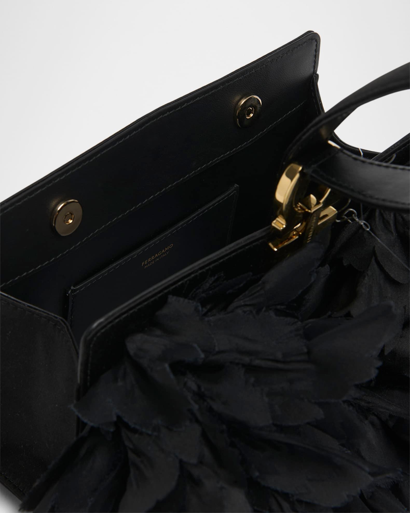 Floral Applique Leather Wristlet Product Image