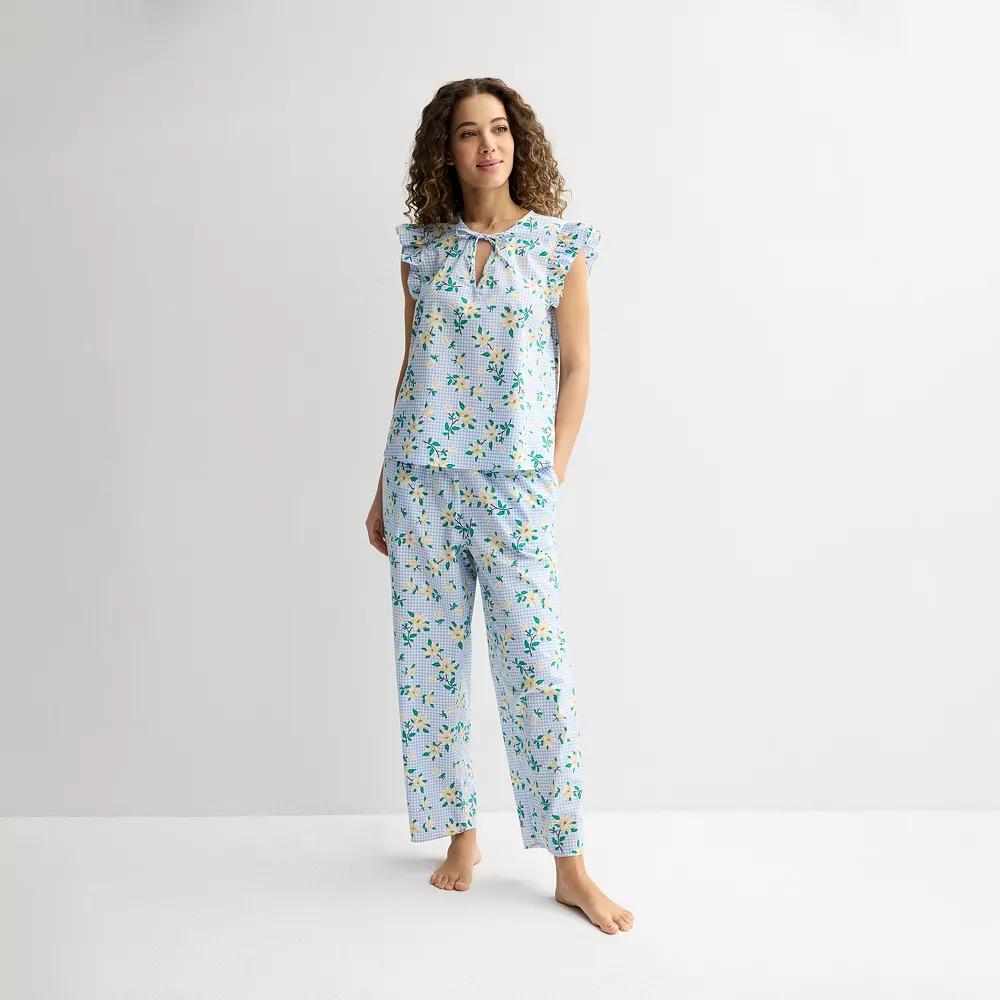 Women's Draper James 2-Piece Woven Pajama Tank Top & Pajama Pants Set,  Product Image