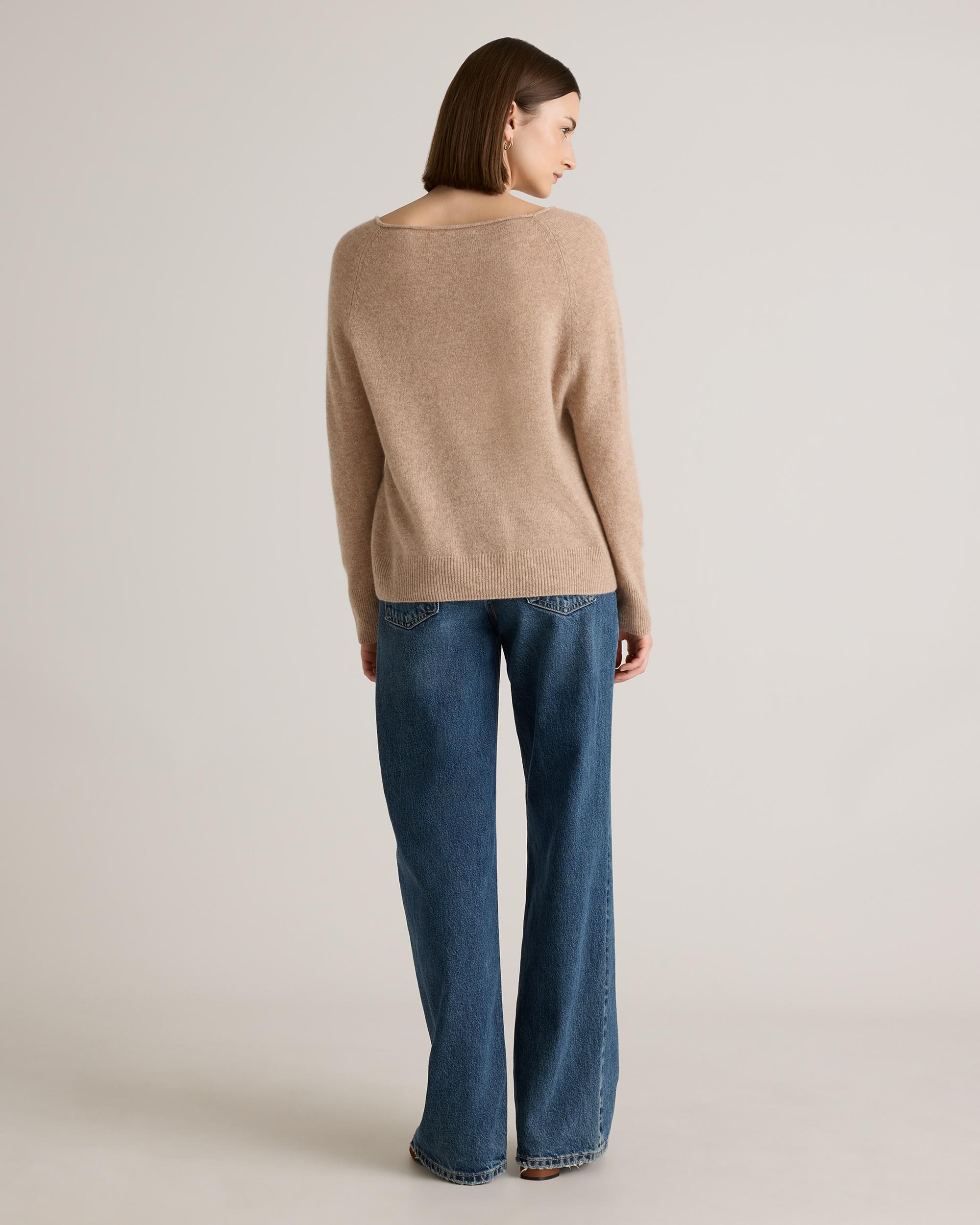 Quince | Women's Mongolian Cashmere Boatneck Sweater Product Image