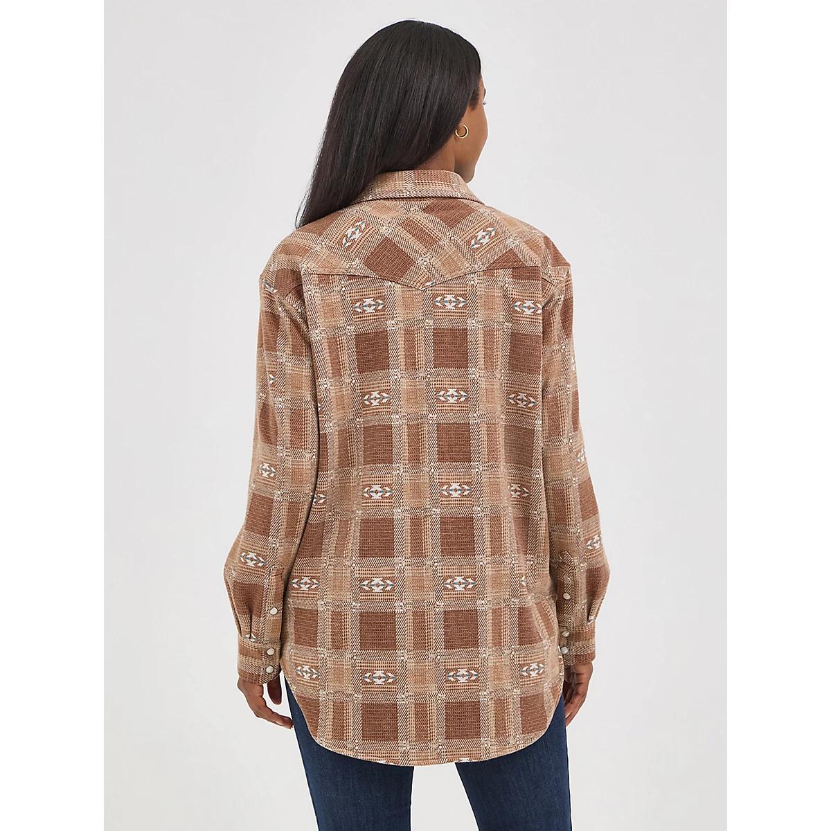 Women's Wrangler Boyfriend Shirt Jacket Product Image