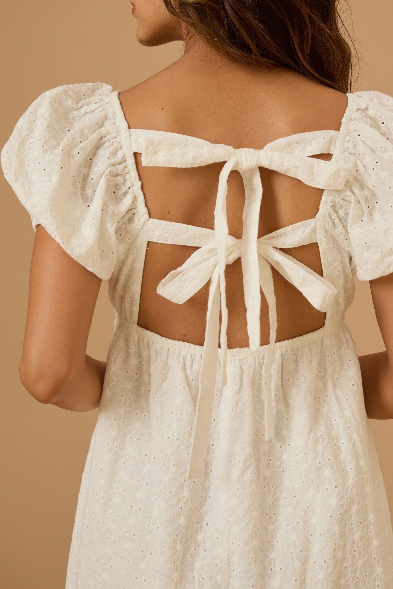 Aubrey Puff Sleeve Mini Dress Product Image