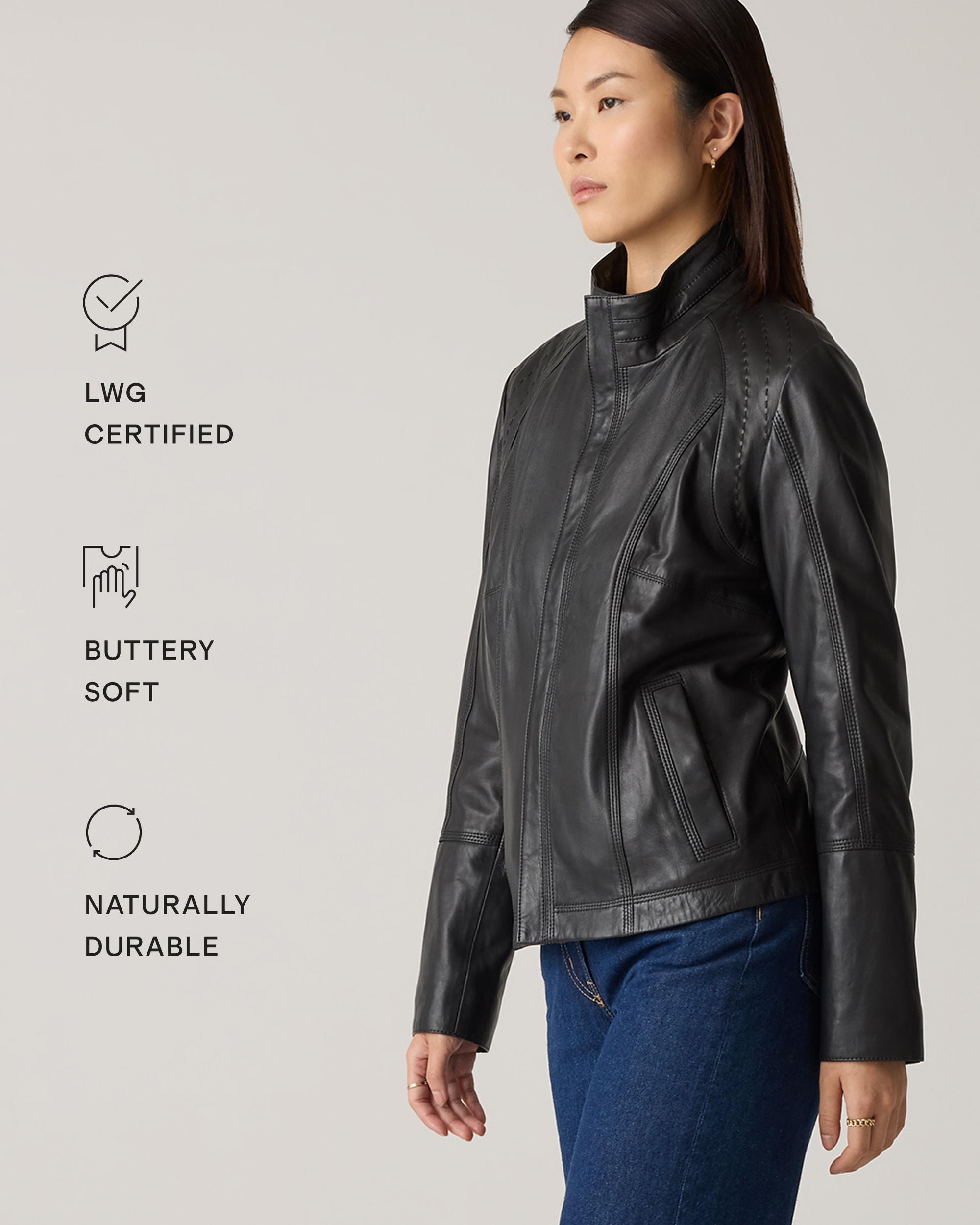Quince | Women's Blazer Leather Product Image