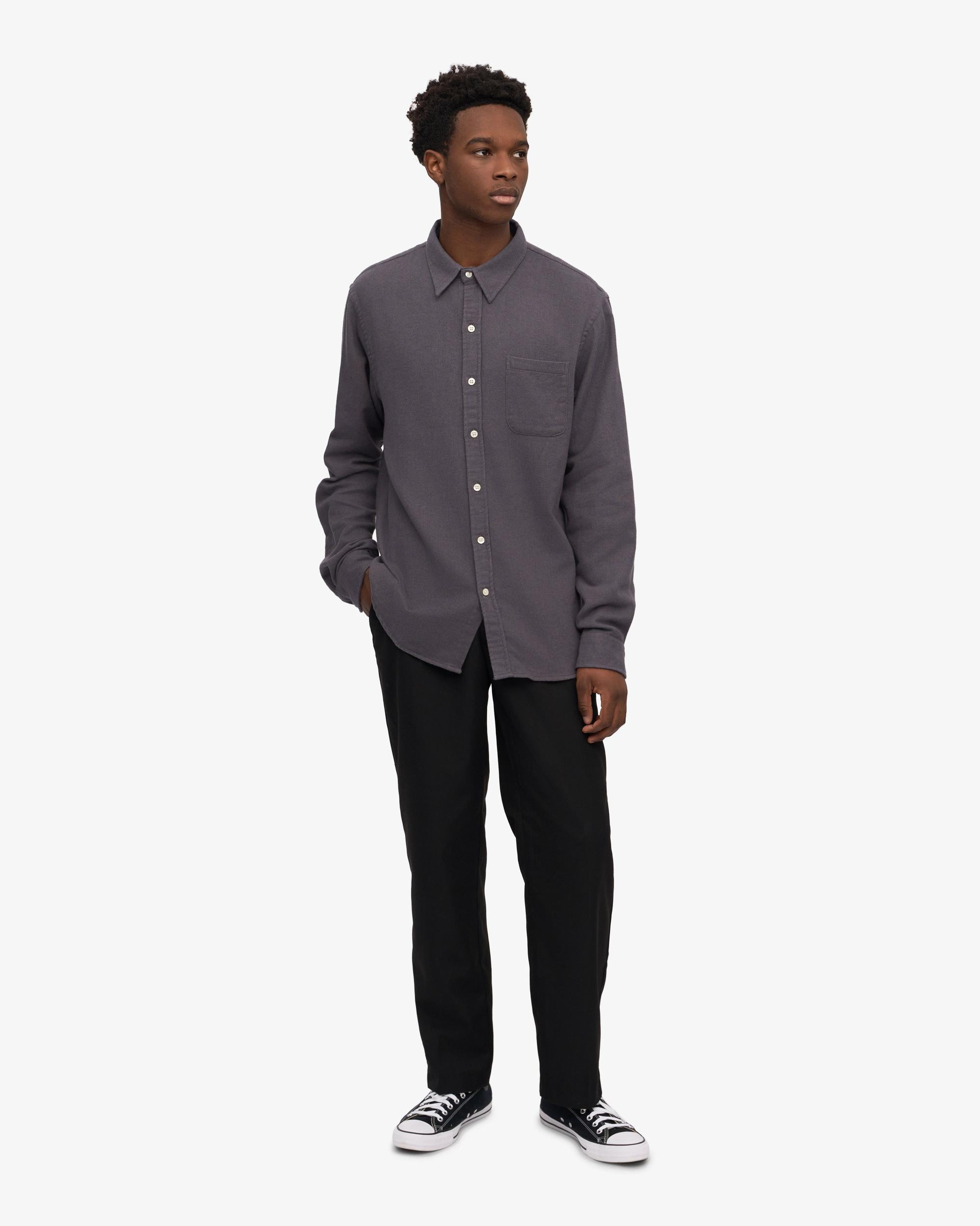 Organic Flannel Shirt - Ocean Green Product Image