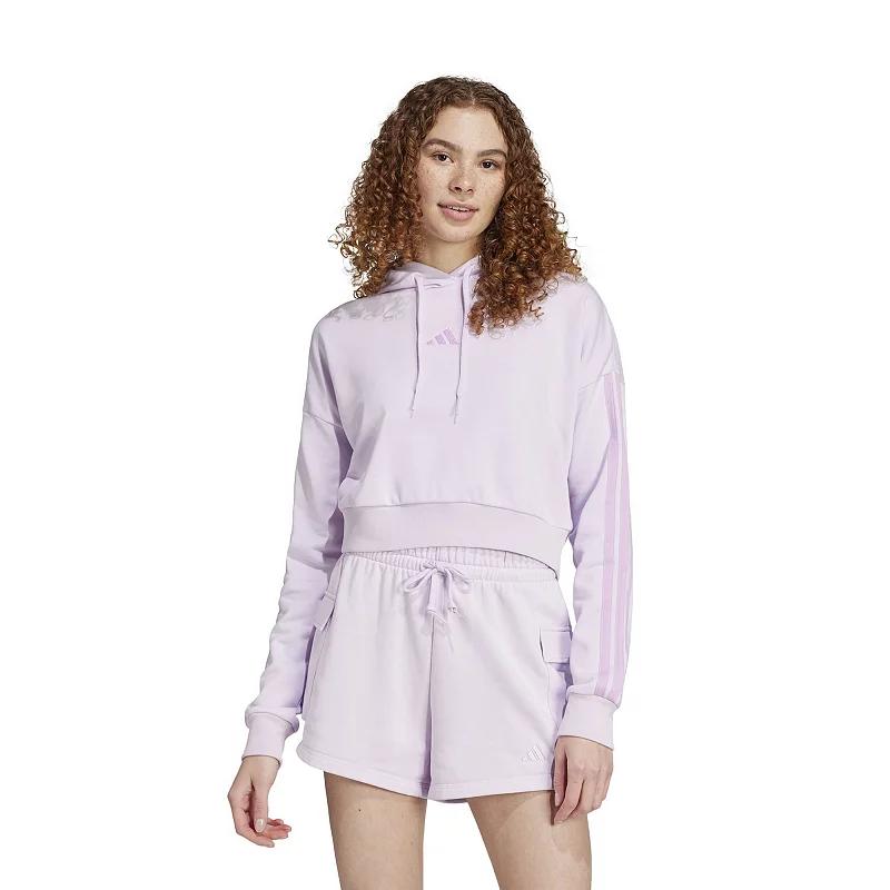 adidas Womens adidas Essentials 3-Stripes French Terry Hoodie - Womens Product Image