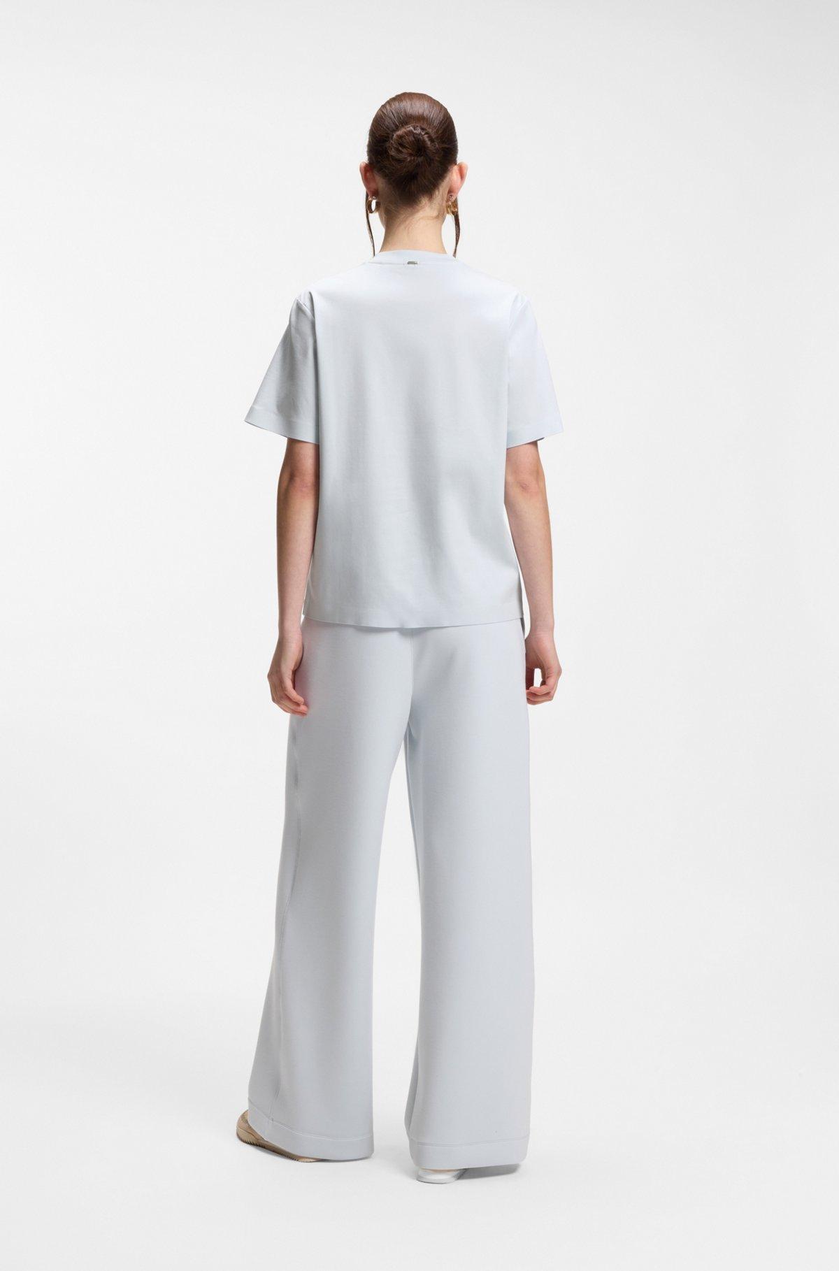 Relaxed-fit T-shirt in mercerized cotton Product Image