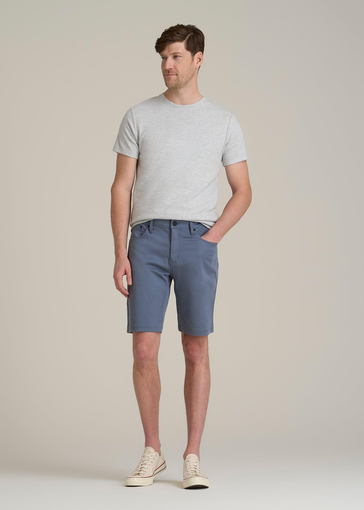 Everyday Comfort 5 Pocket Short for Tall Men in Blue Slate Male Product Image