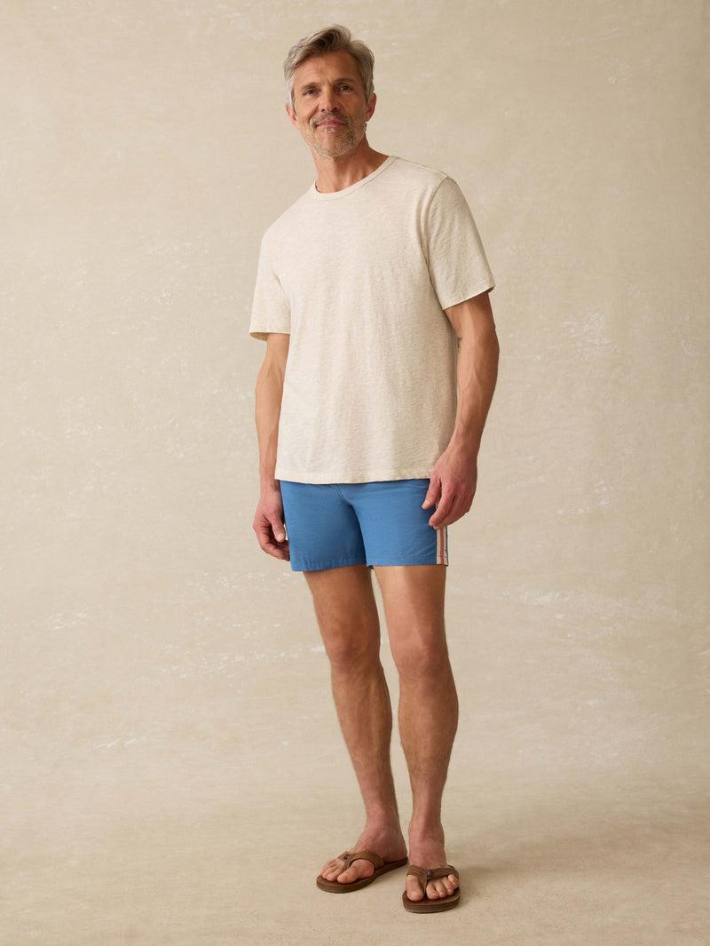 Biarritz Boardshort - Blue Horizon Stripe Product Image