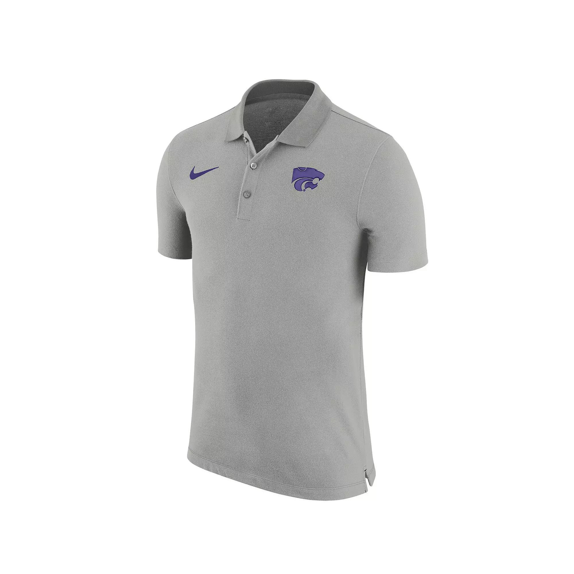 Men's Nike Gray Kansas State Wildcats Sideline Polo, Size: 2XL, Grey Product Image