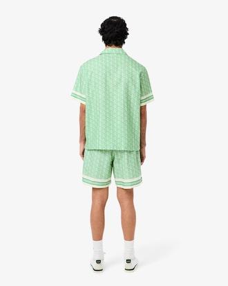 Lightweight Monogram Print Shorts Product Image