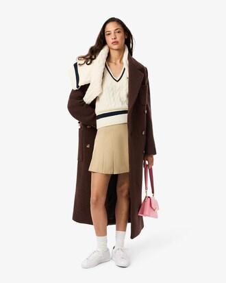 Double Breasted Virgin Wool Coat Product Image