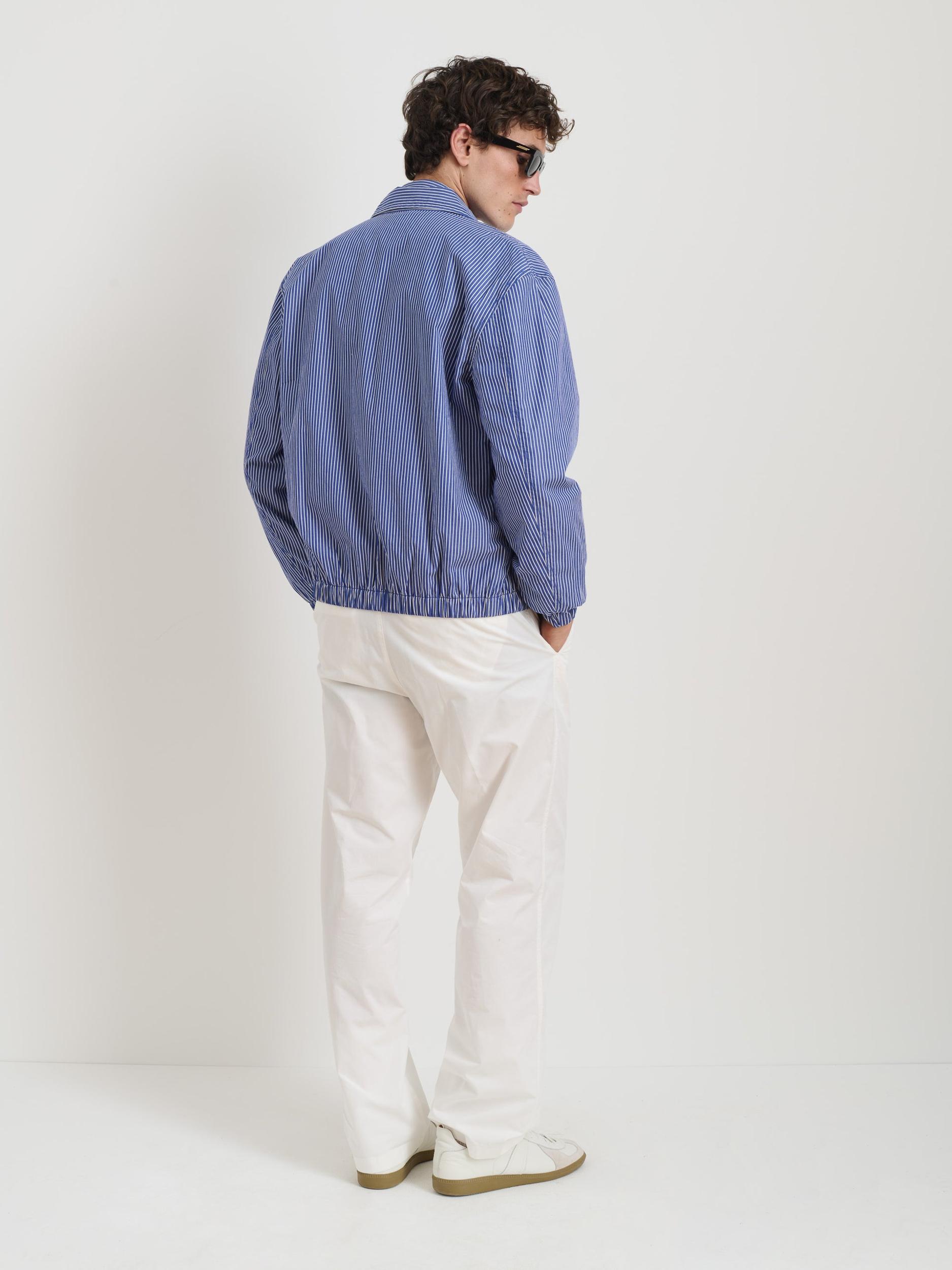 Lightweight Zip Jacket In Cotton Product Image
