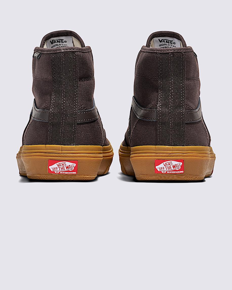 Skate Gilbert Crockett High Shoe in Brown / Gum| Vans US Product Image