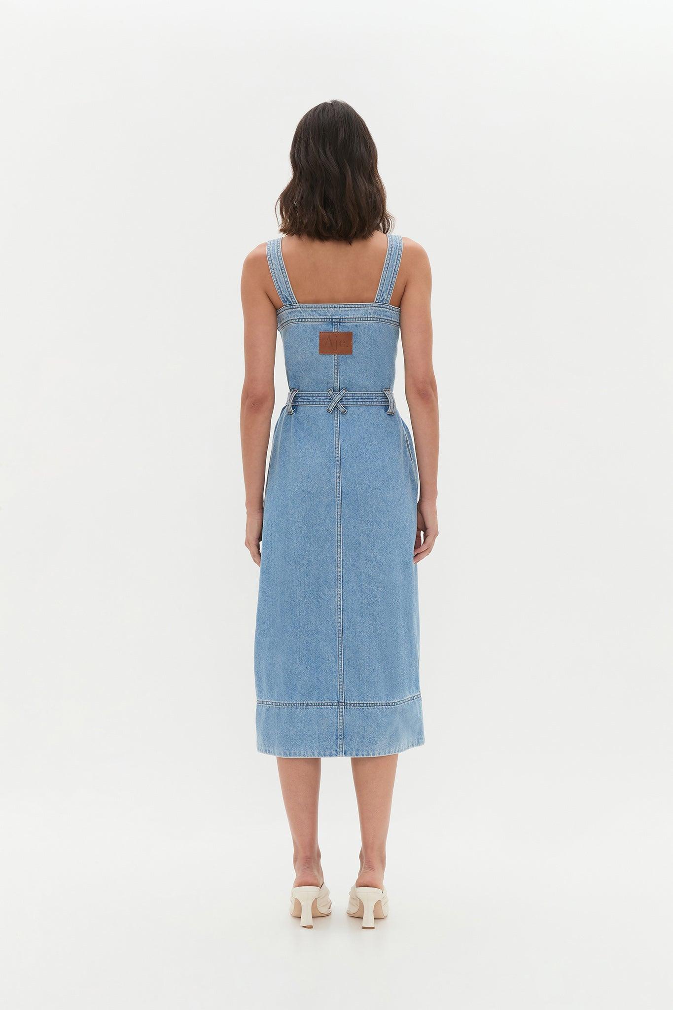 Holland Denim Midi Dress Product Image