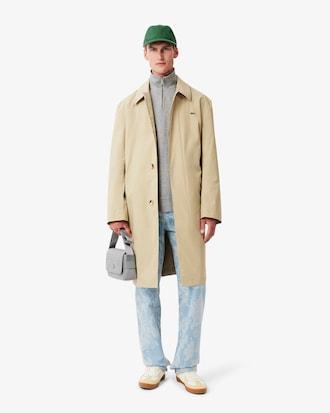 Zip-Up High Neck Interlock Sweatshirt Product Image