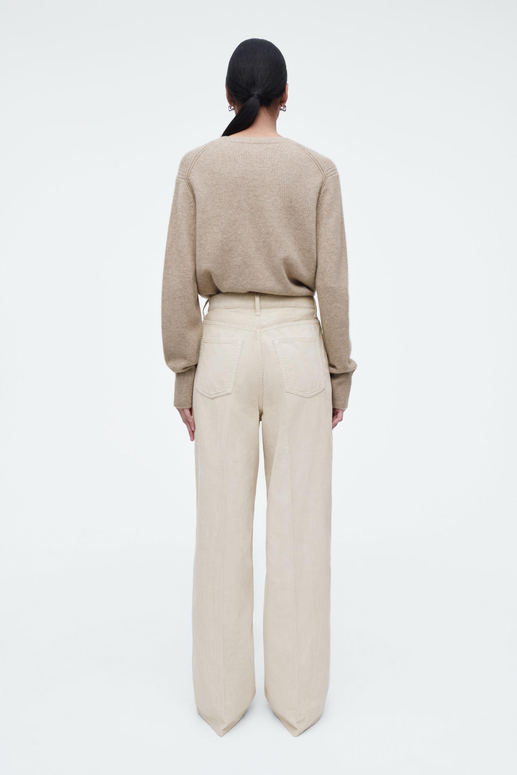 TIDE CORDUROY WIDE-LEG JEANS Product Image