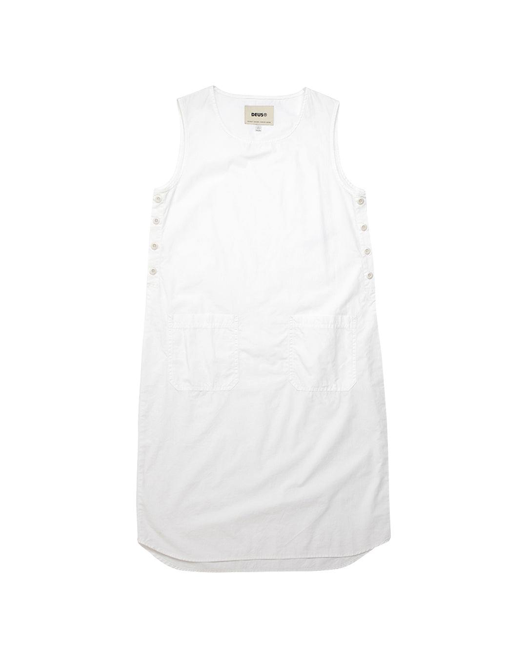 Work Dress (Relaxed Fit) - White Product Image