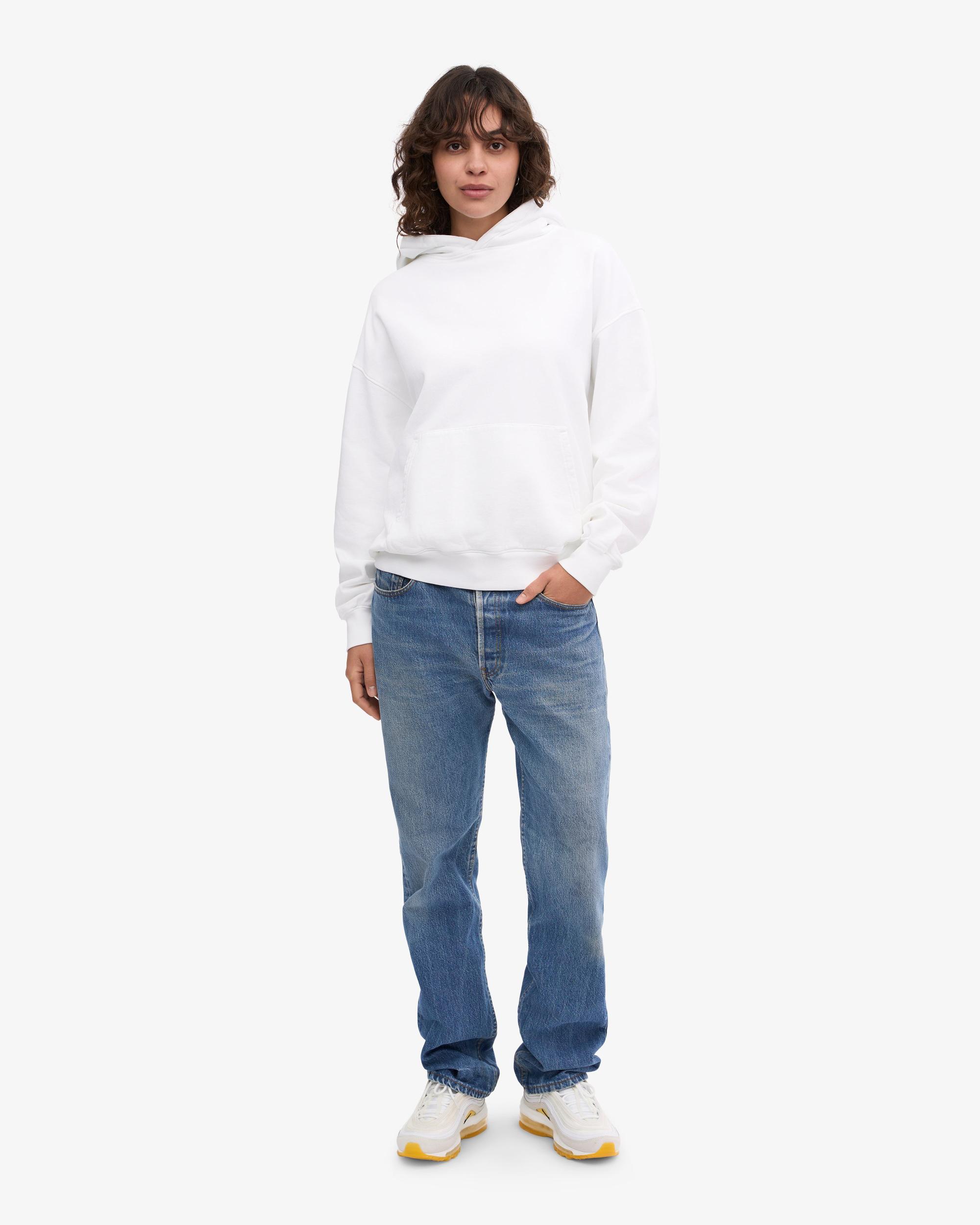 Organic Oversized Hood - Optical White Product Image