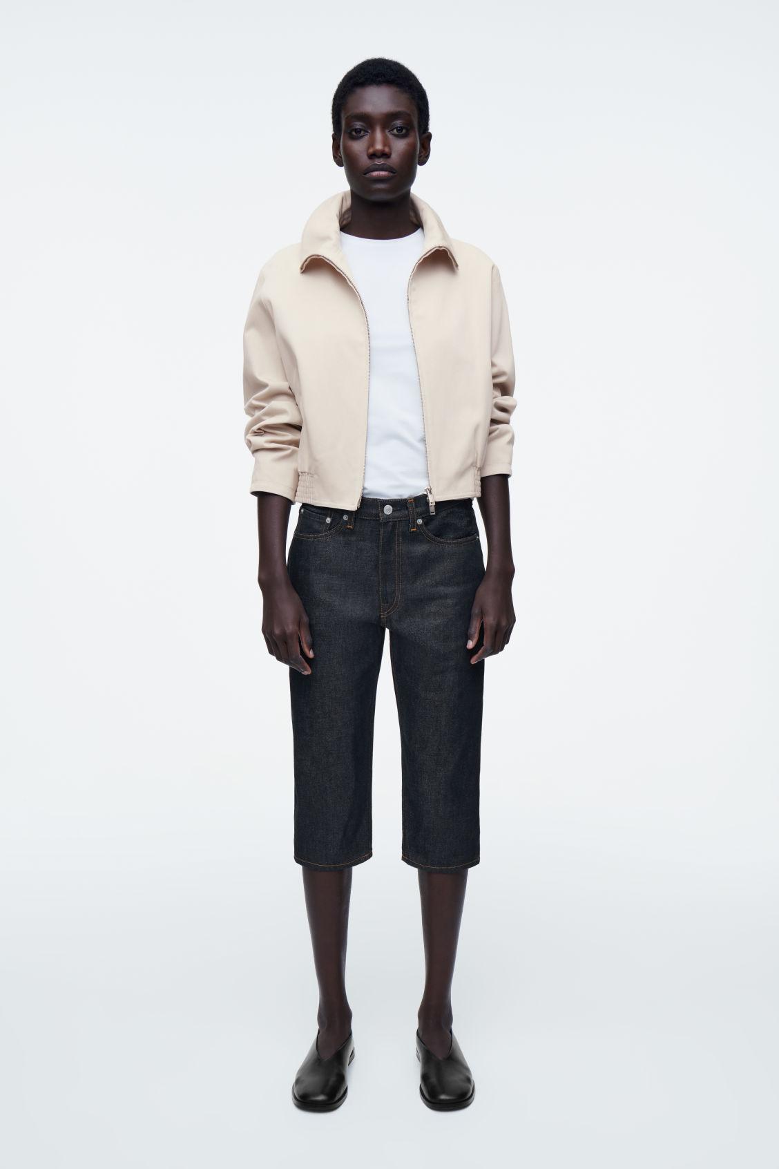 LONGLINE DENIM SHORTS Product Image