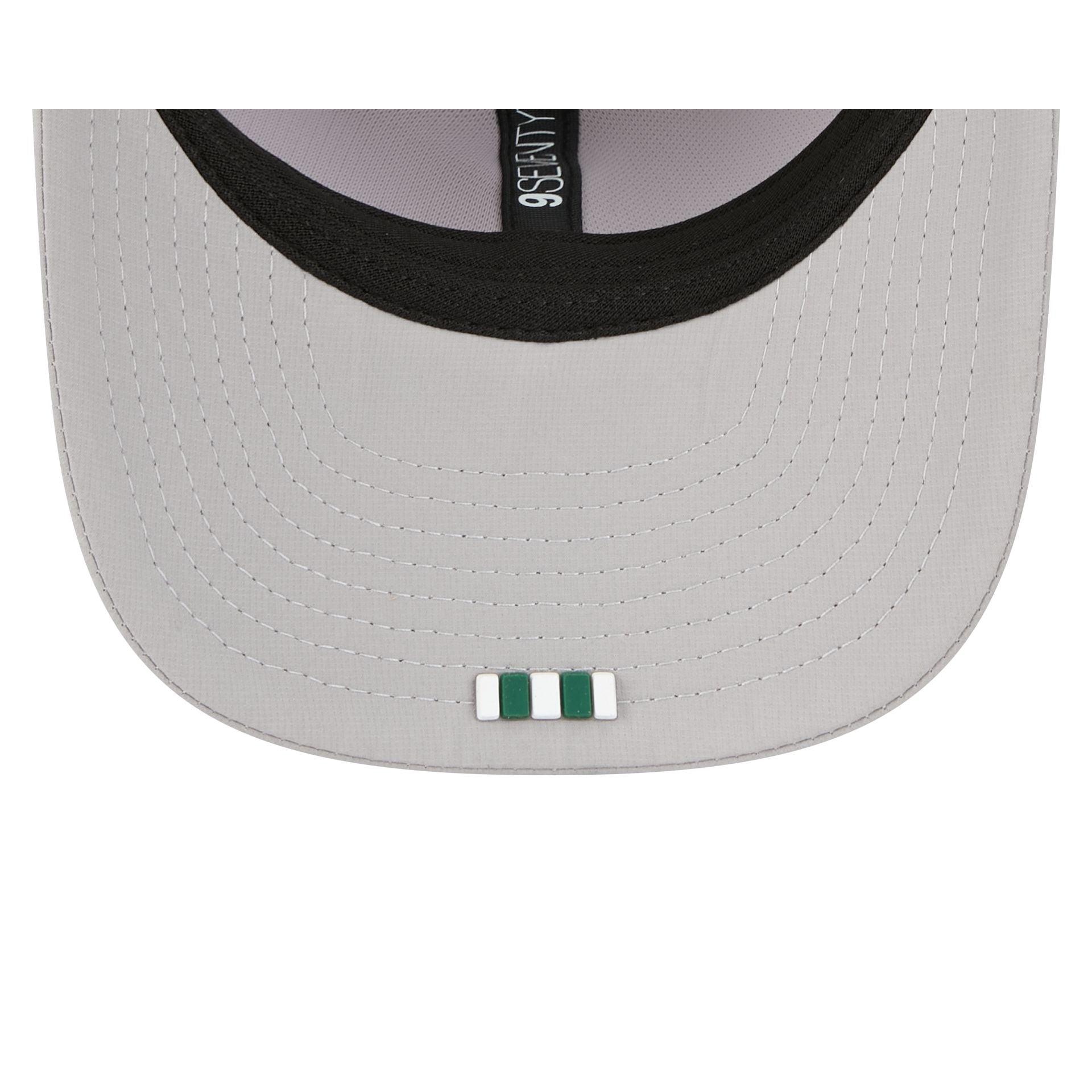 New York Jets 2025 Sideline Hot Weather Gray 9SEVENTY Trucker Hat Male Product Image