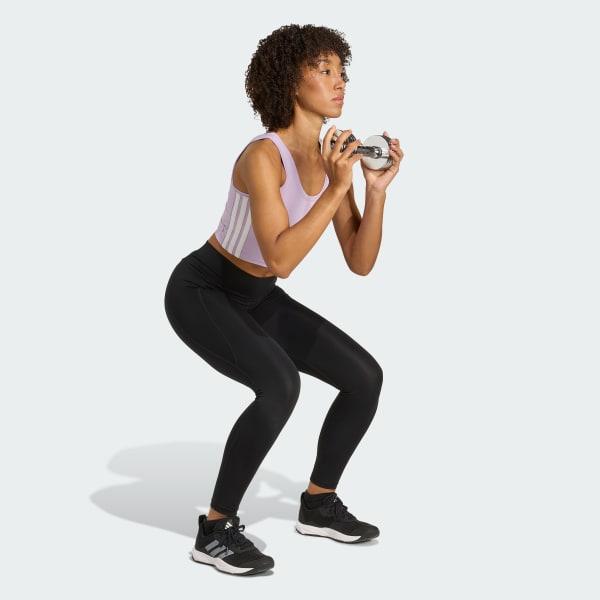 Train Essentials 3-Stripes Crop Tank Top Product Image