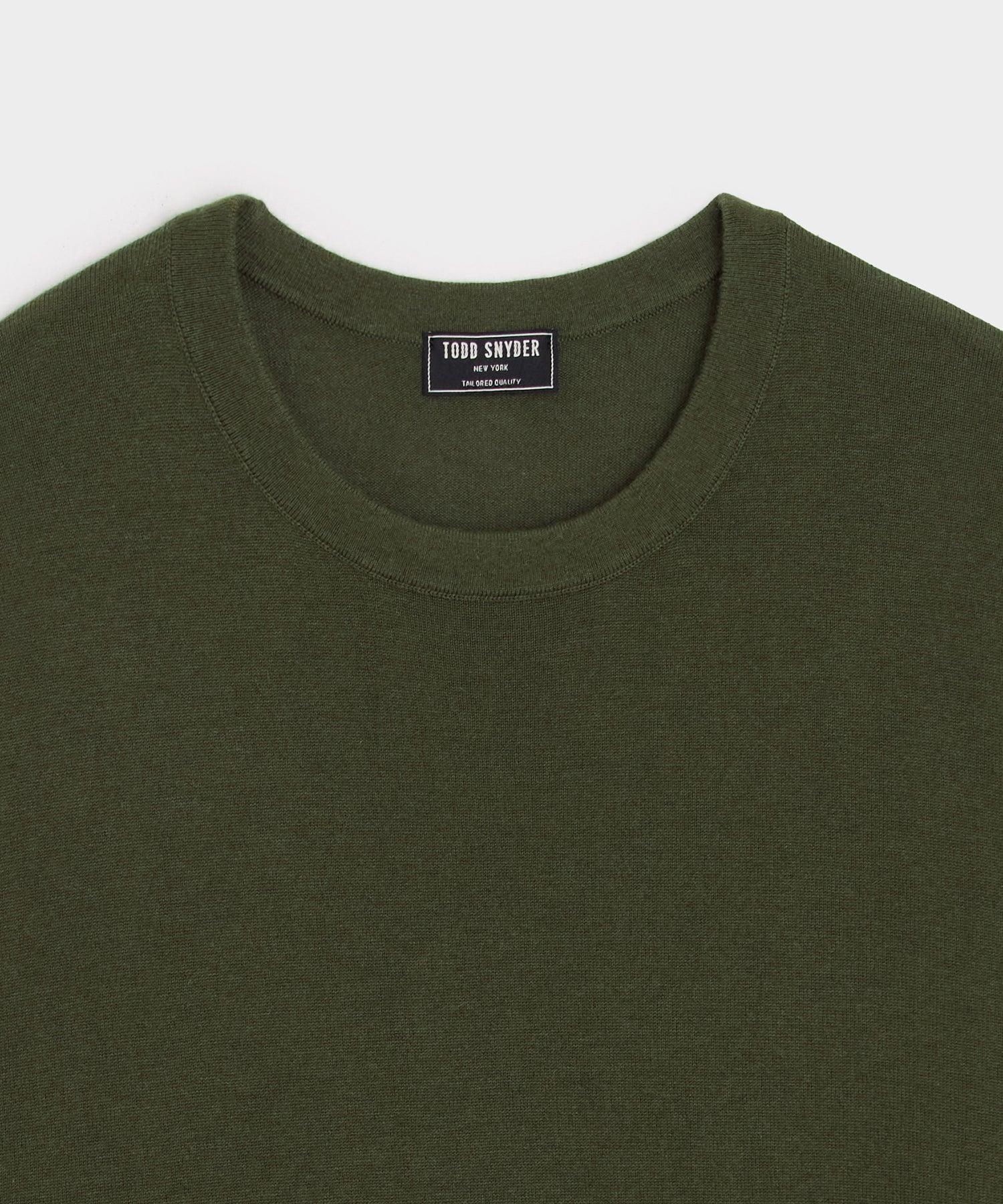 Silk-Cashmere Crewneck Sweater Product Image