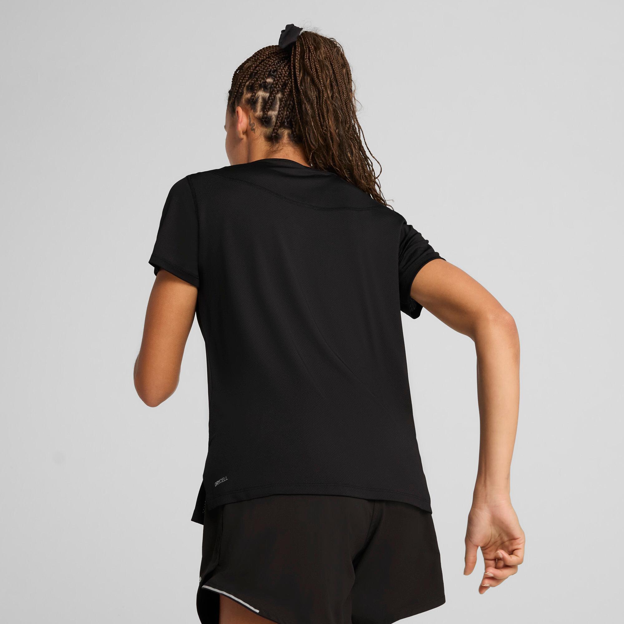 PUMA RUN Women's Graphic Mesh T-Shirt Product Image