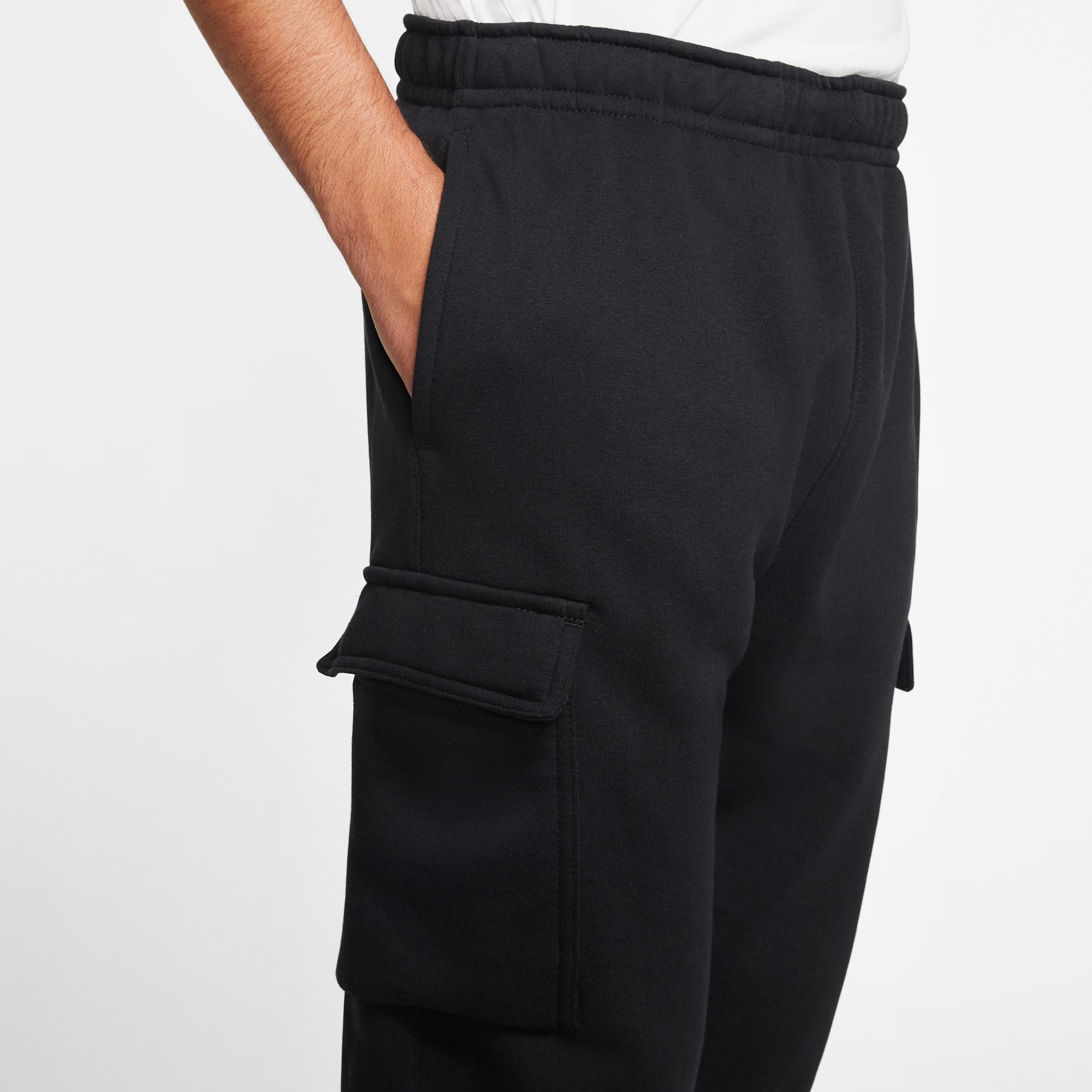 Mens Nike Sportswear Club Fleece Cargo Pants | CD3129-010 Product Image