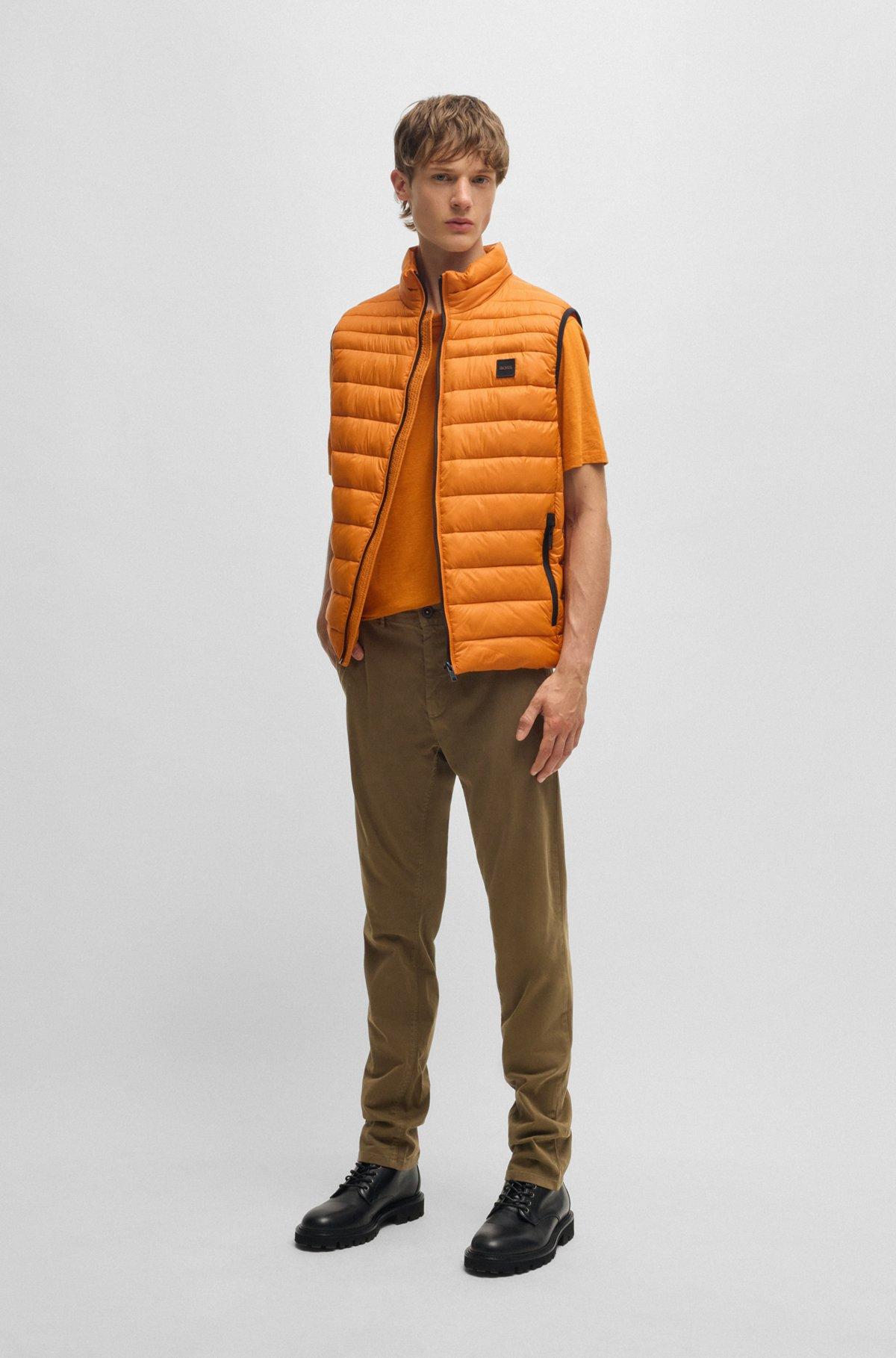 BOSS - Slim-fit chinos in stretch cotton - Light Green Product Image