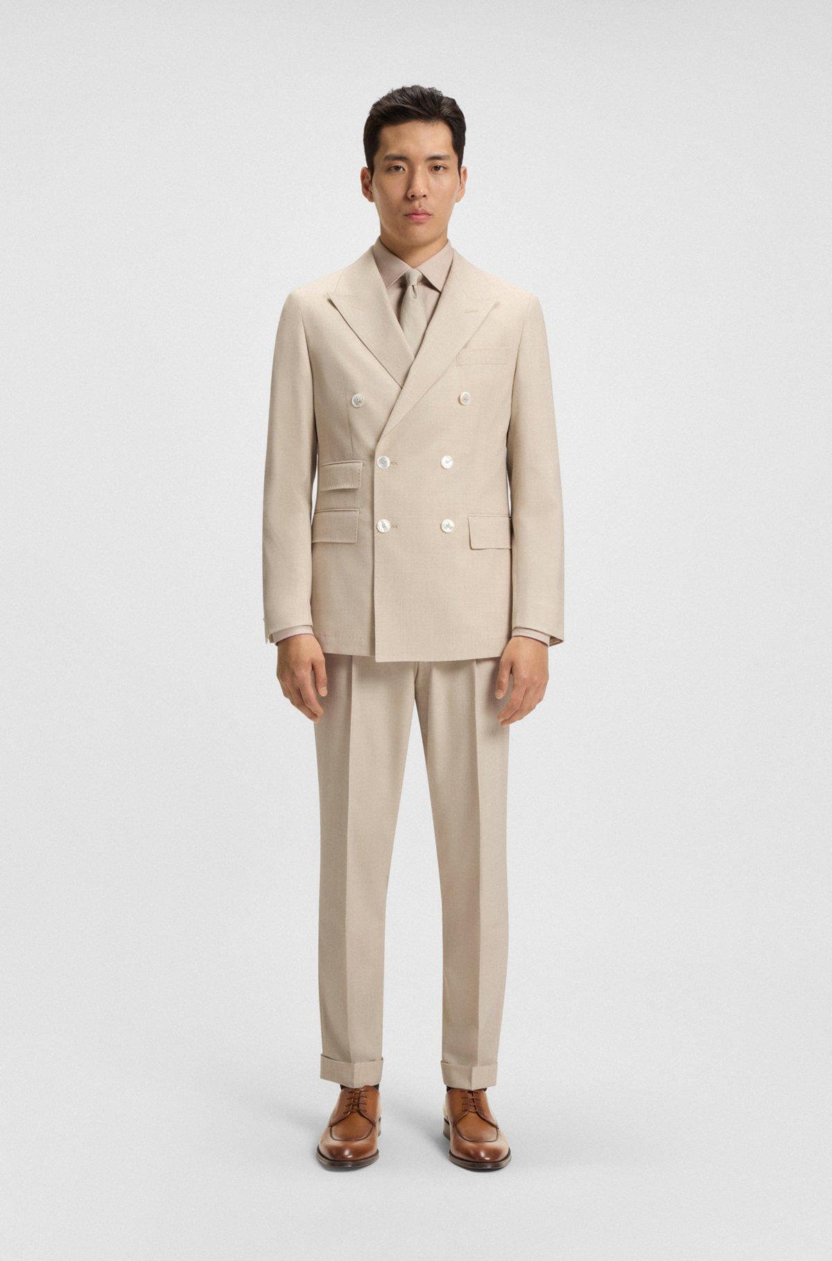 Leather Derby shoes with apron toe Product Image