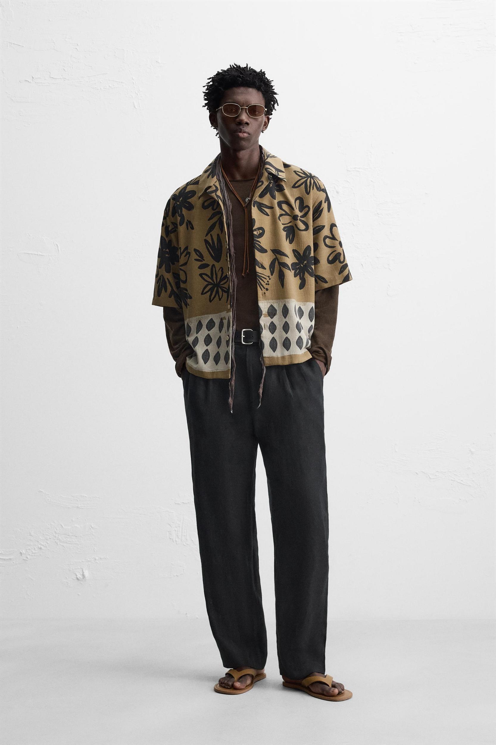 FLORAL PRINT SHIRT Product Image