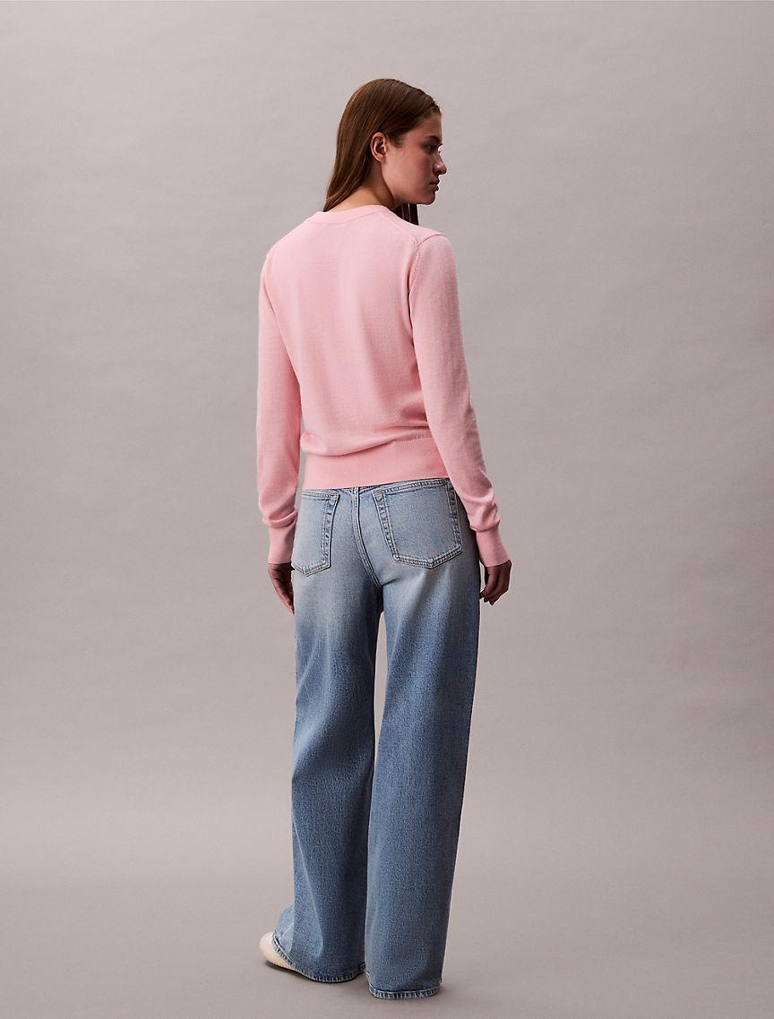 Extra Fine Merino Blend Crewneck Sweater Product Image