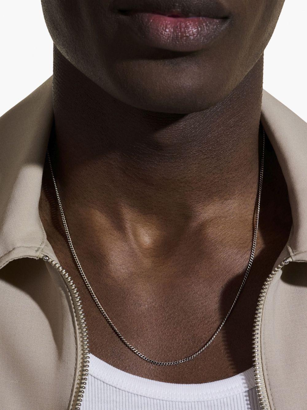 14k yellow gold curb-chain necklace Product Image