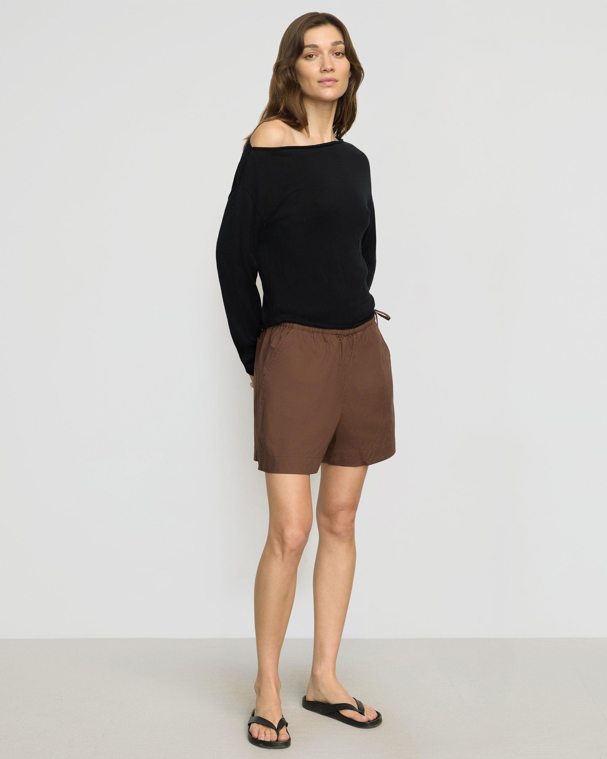 Hachi Tencel-Wool Off-Shoulder Sweater Product Image