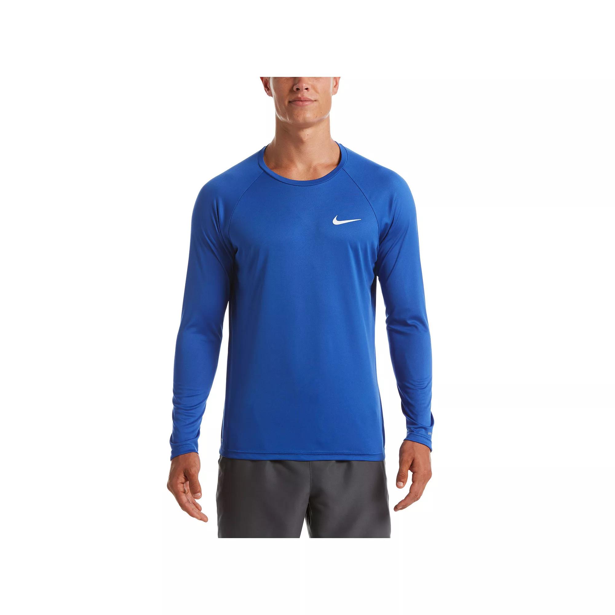 Mens Nike Dri-FIT UPF 40+ Hydroguard Long Sleeve Swim Tee Product Image