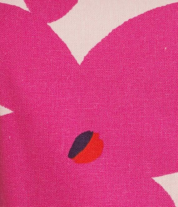 GB Floral Printed Linen Blend Coordinating Crop Top Product Image