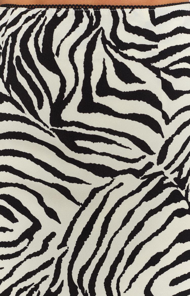 Saturn Mini Skirt Zebra Product Image
