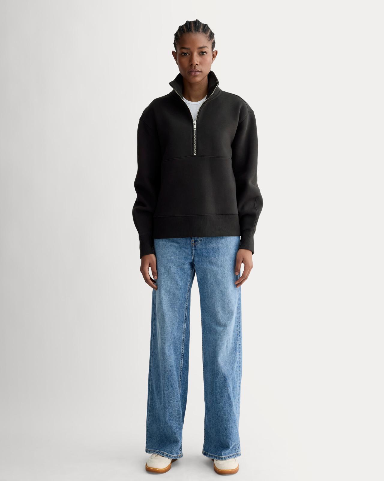 Womens Laid-Back Half-Zip Sweatshirt by Everlane Product Image
