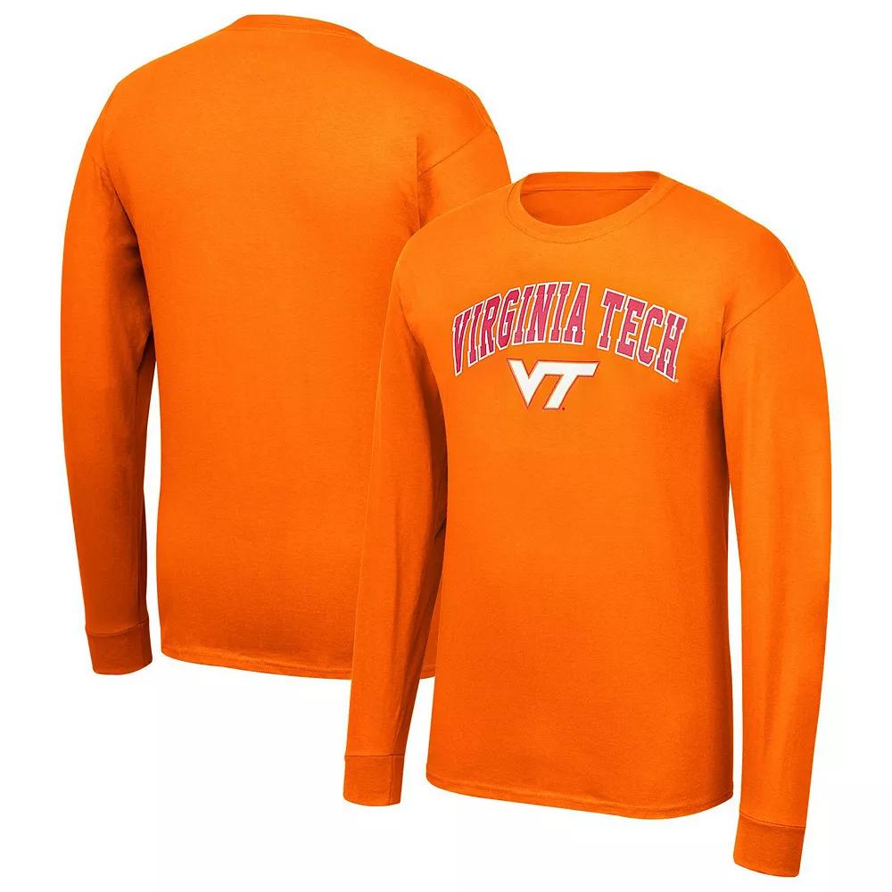 Men's  Orange Virginia Tech Hokies Team Long Sleeve T-Shirt, Size: XXL Product Image