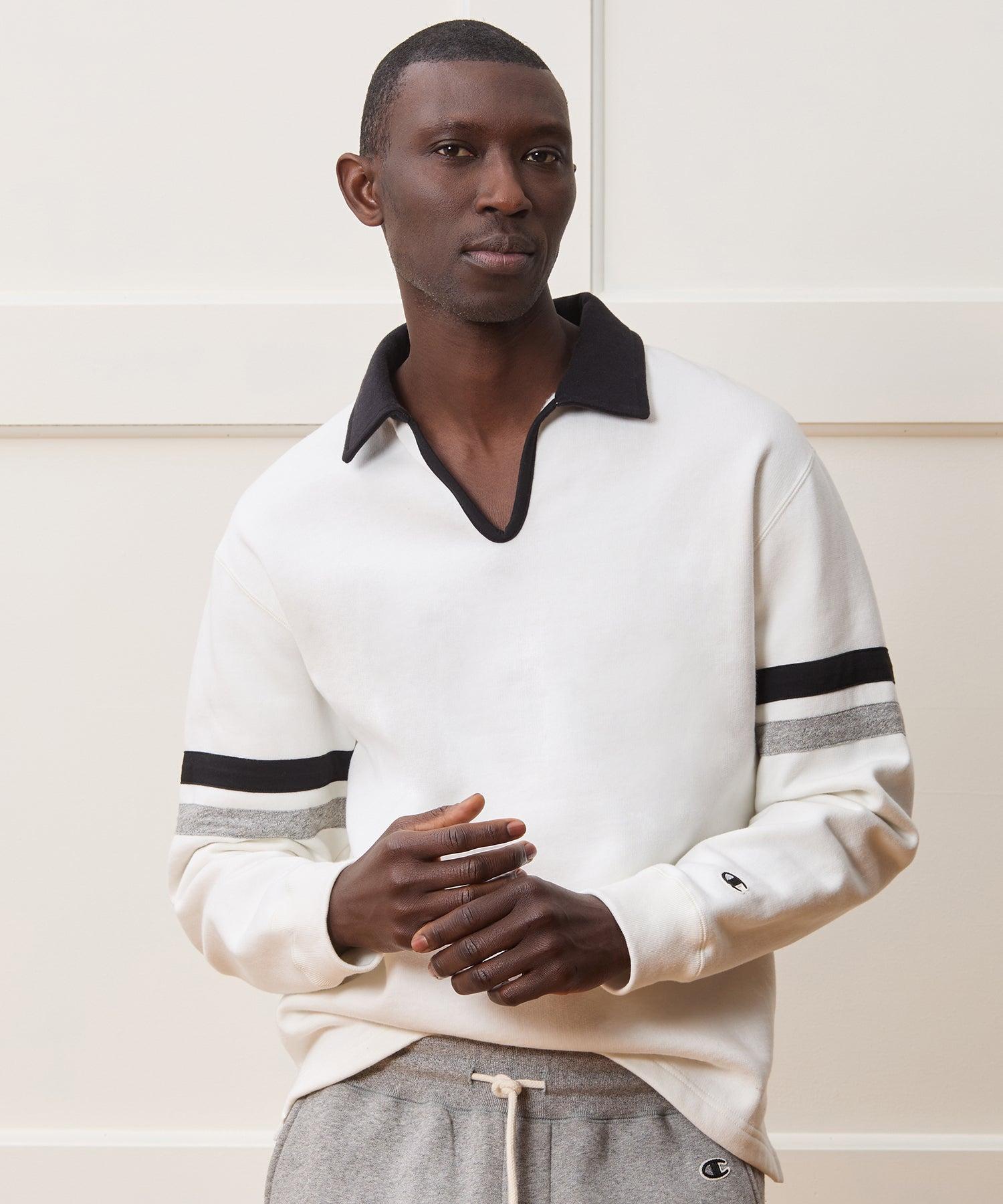 Champion Relaxed Fleece Striped Polo Product Image