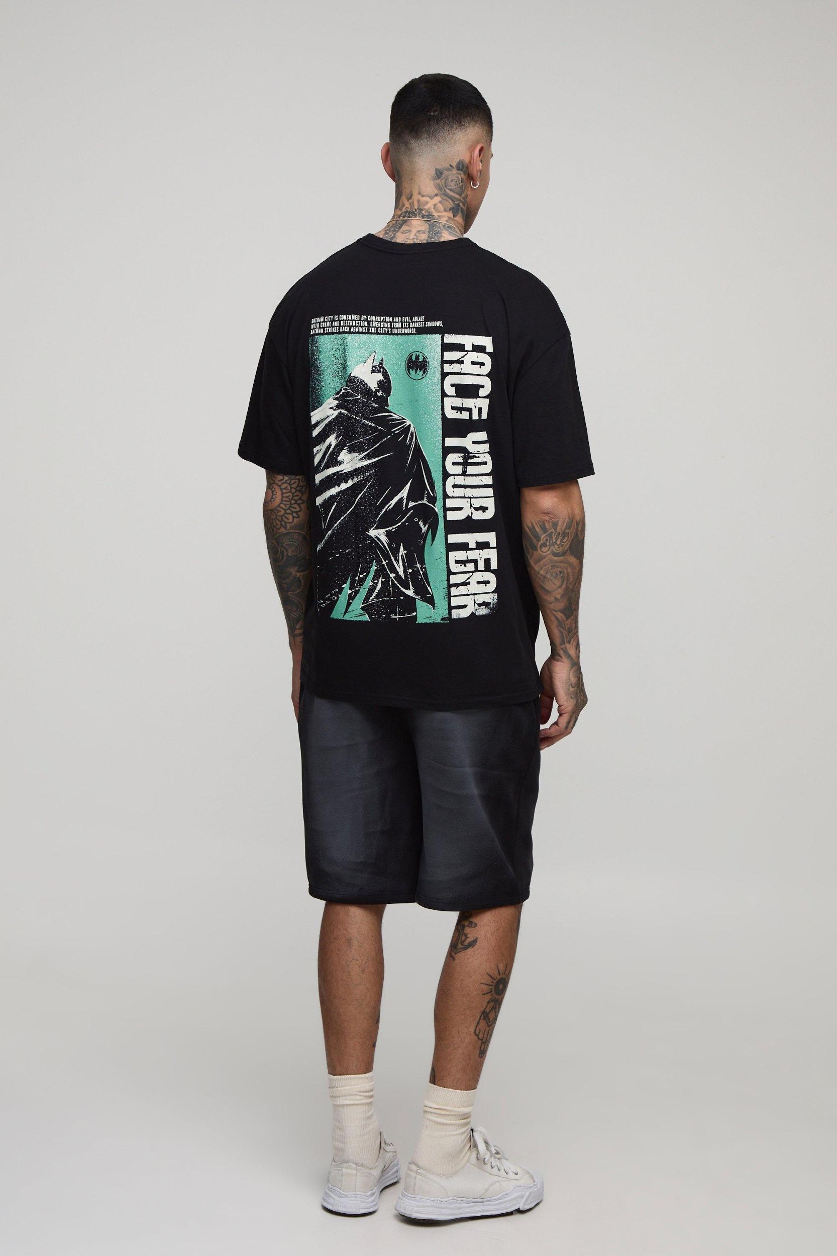 Tall Spray Wash Loose Short | boohooMAN USA Product Image