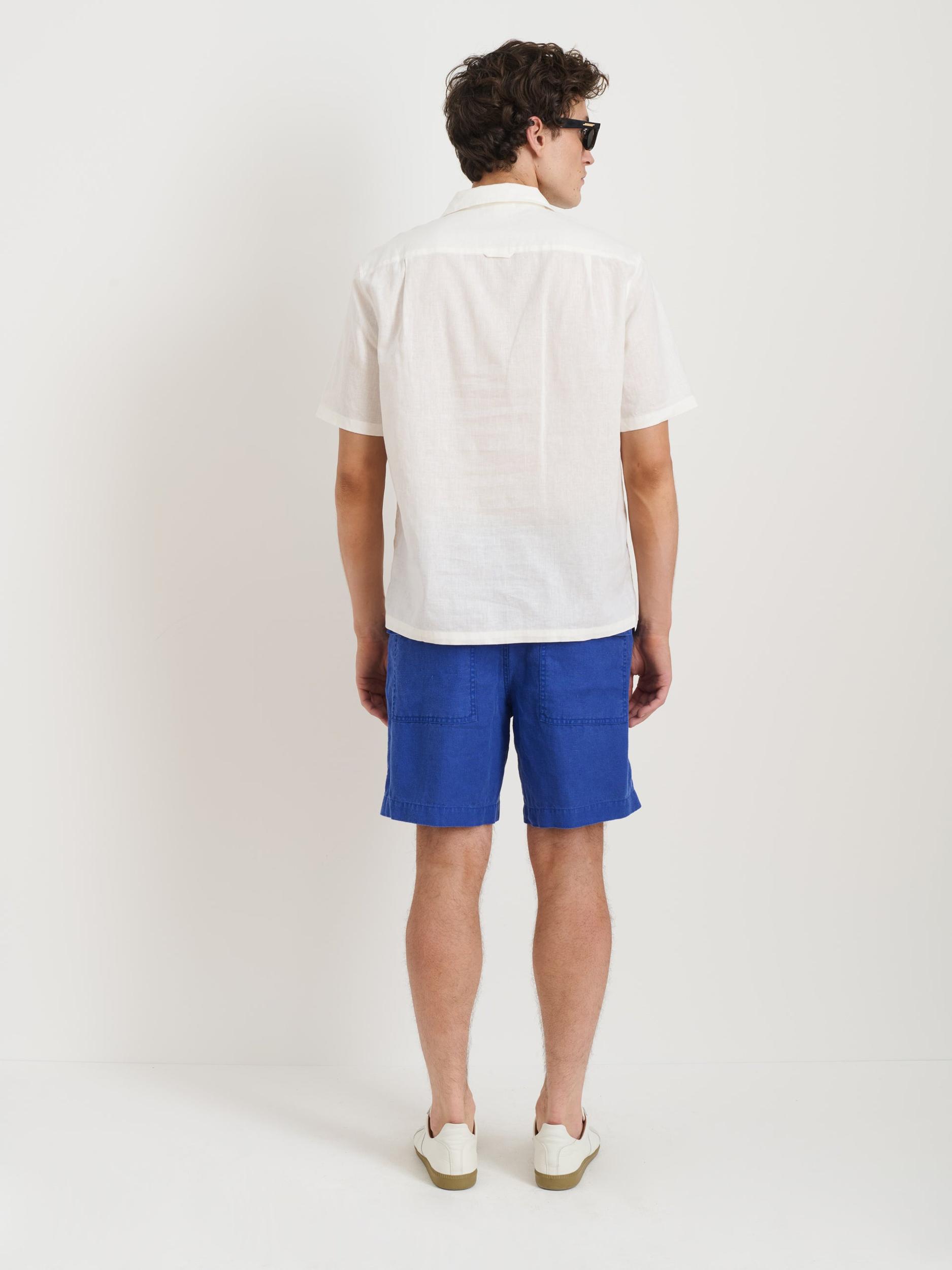 Garment Dyed Pull On Field Short In Linen Product Image
