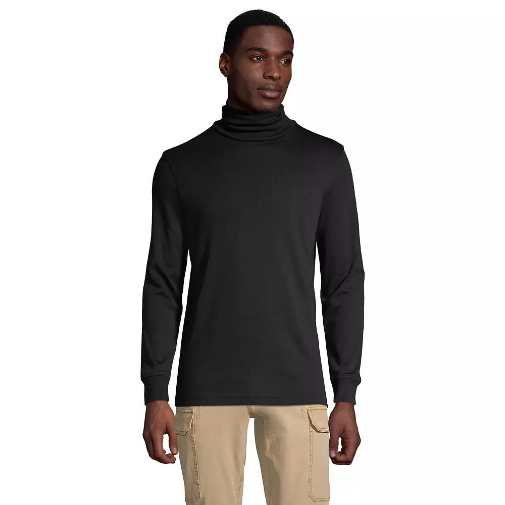 Big & Tall Lands' End Super Soft Supima Turtleneck, Men's,  Product Image
