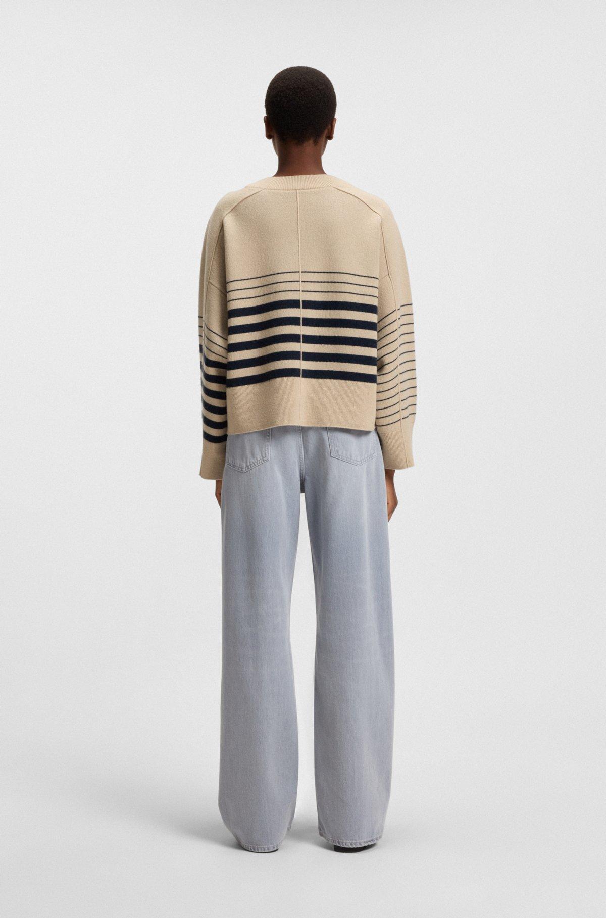 BOSS - Relaxed-fit jeans in grey-blue denim - Dark Grey Product Image