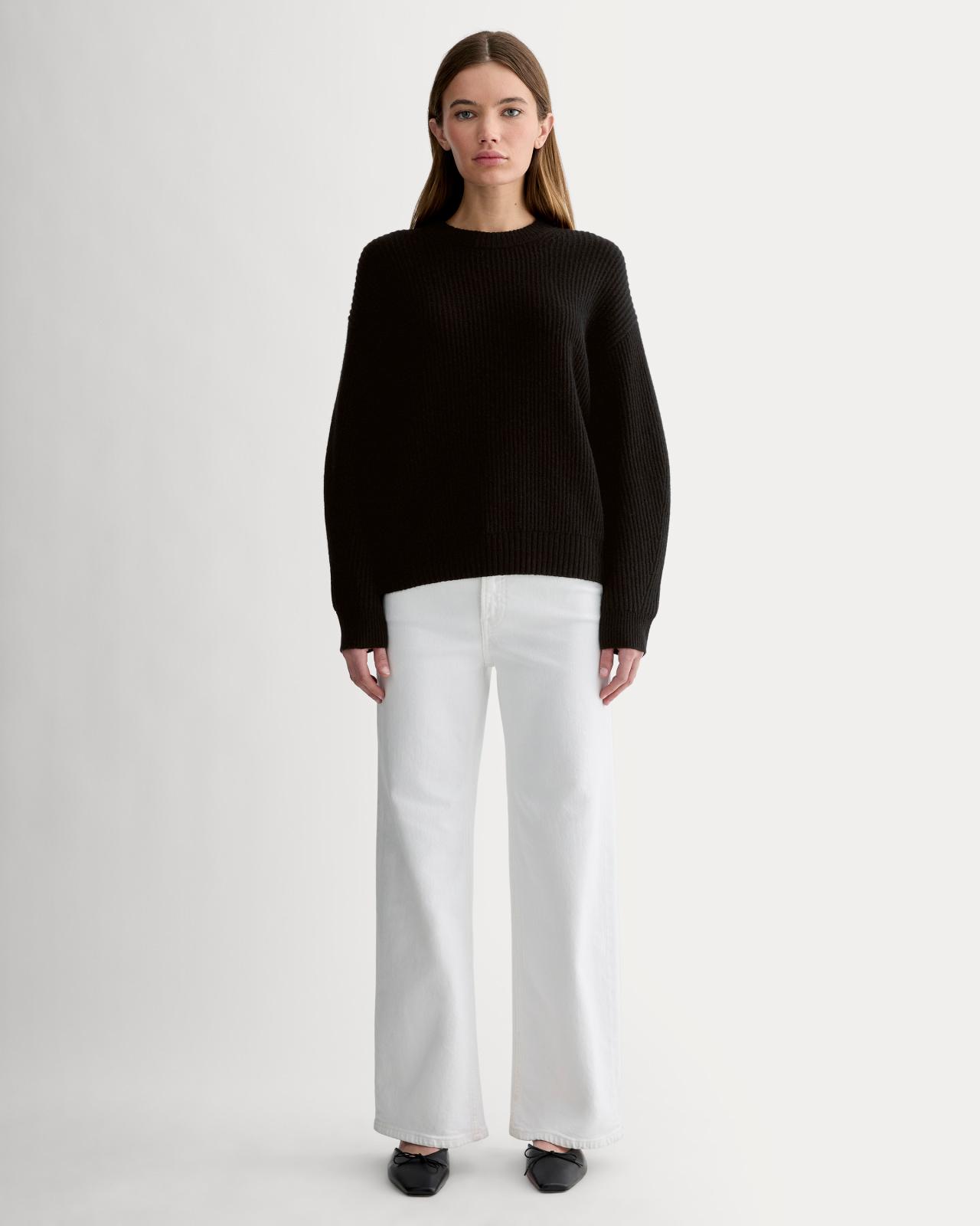 Womens Cocoon Crew in Wool Cashmere Sweater by Everlane Product Image
