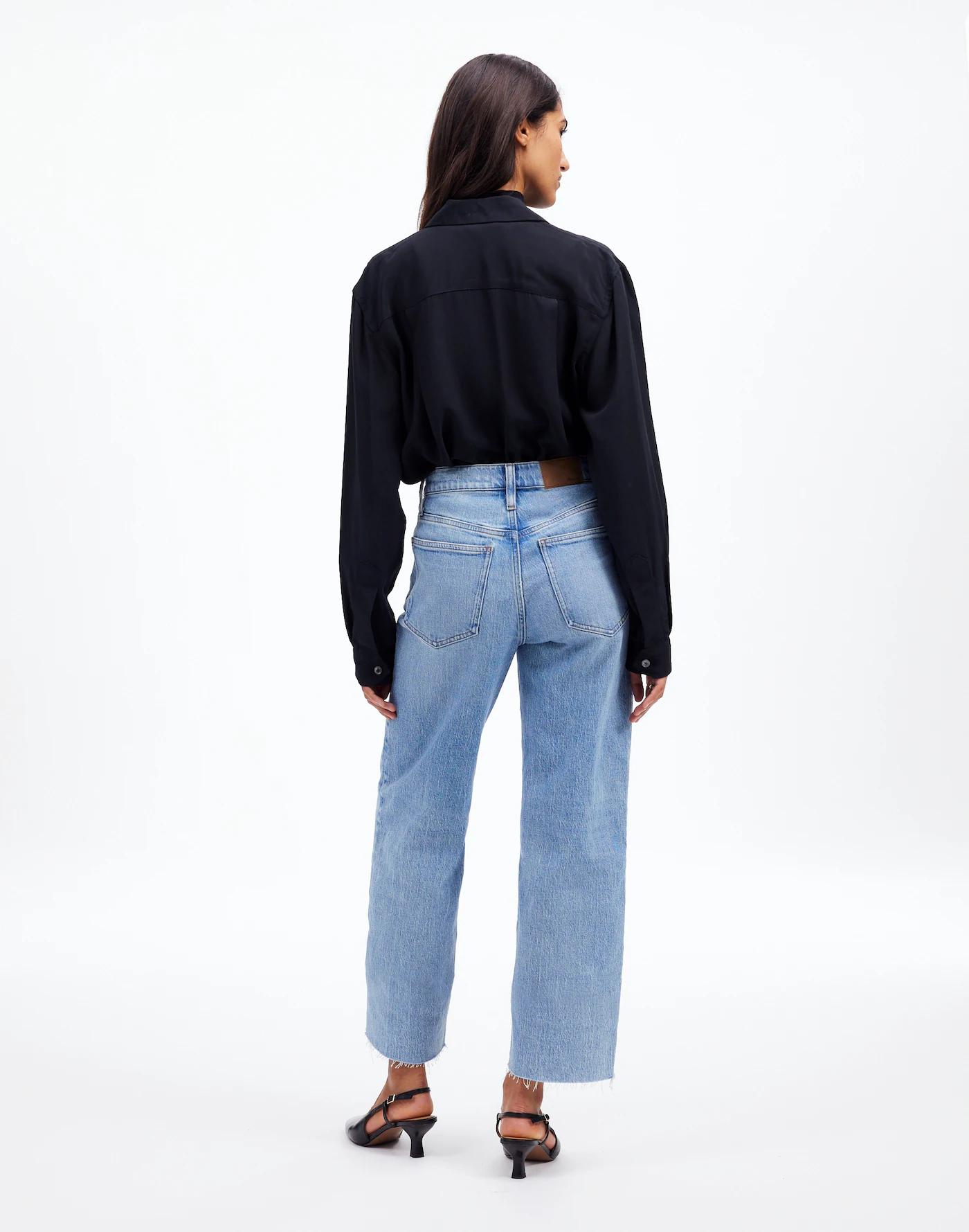 The Tall Perfect Vintage Wide-Leg Crop Jean Product Image
