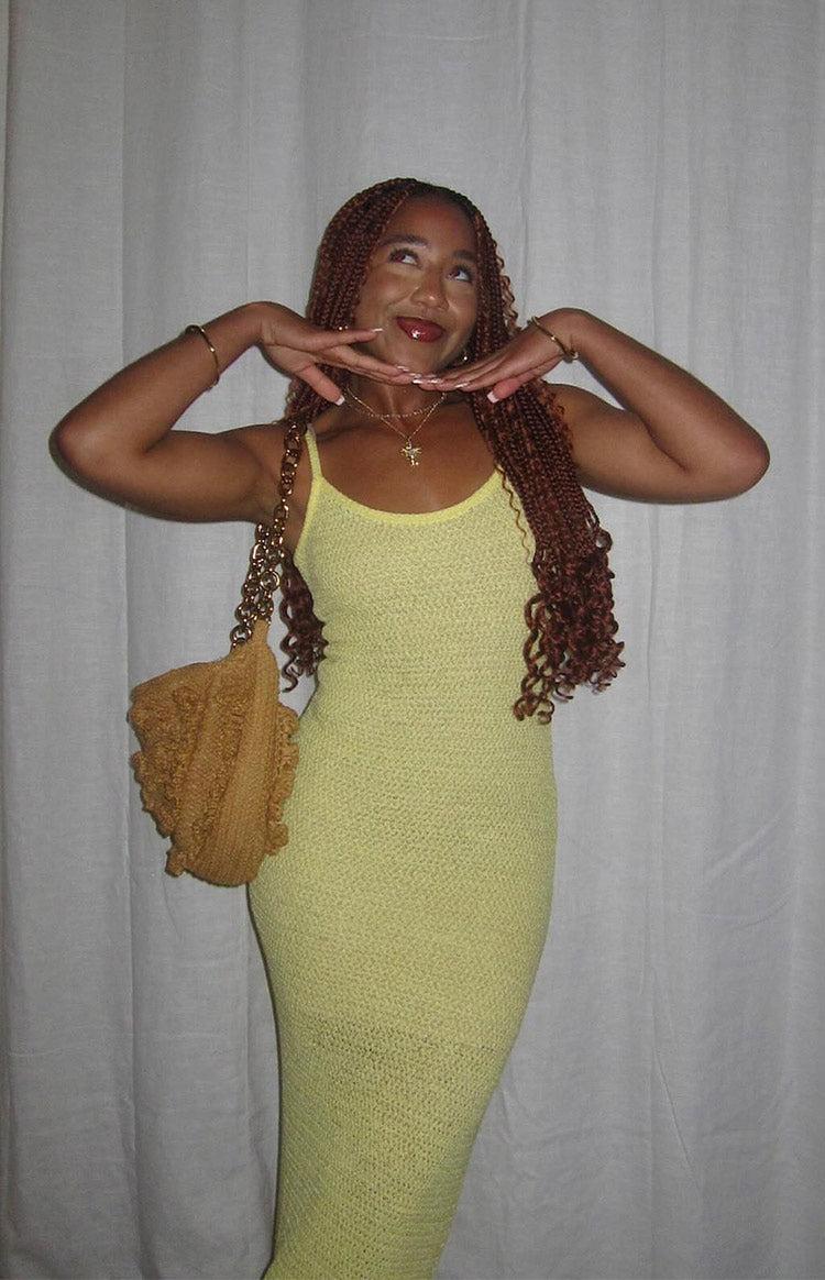 Ezra Yellow Maxi Dress Product Image