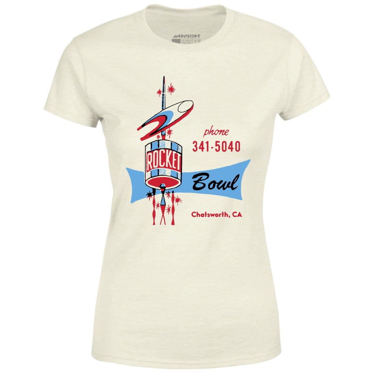Rocket Bowl - Chatsworth, CA - Vintage Bowling Alley - Women's T-Shirt Female Product Image